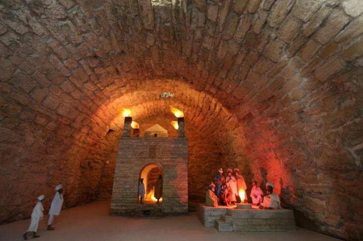 Ateshgah Fire Temple, Surakhani, near Baku, Azerbaijan